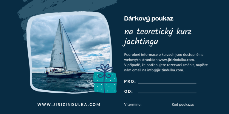 Dárkový poukaz na teoretický kurz jachtingu